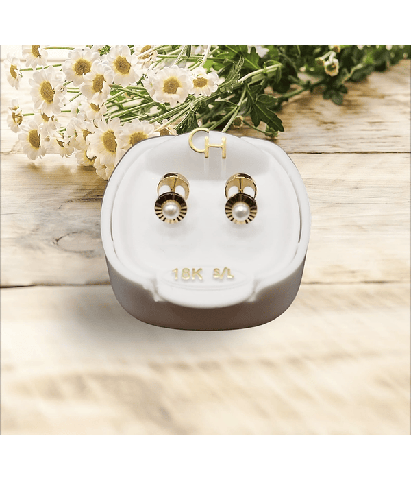 Aro abridor perla Talla 1 - 18k