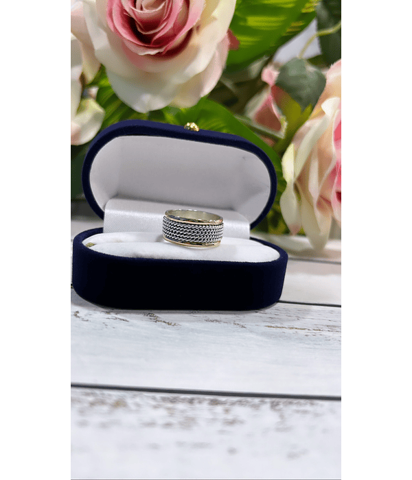 Argolla cinco trenzas 9 mm 🌷