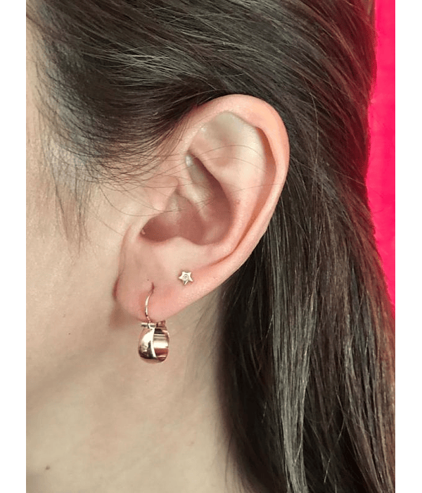 Aros bote no 1 de oro 18k⭐ 