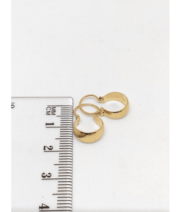 Aros bote no 1 de oro 18k⭐ 