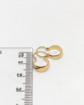 Aros bote no 1 de oro 18k⭐ 