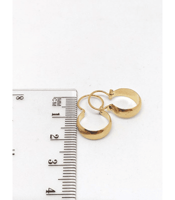 Aros bote no 3 de oro 18k⭐ 