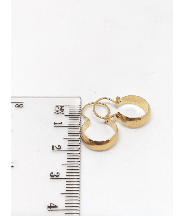 Aros bote no 3 de oro 18k⭐ 