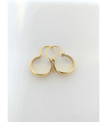 Aros bote no 3 de oro 18k⭐ 