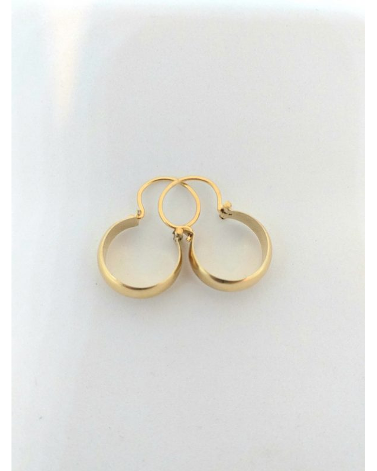 Aros bote no 3 de oro 18k⭐ 