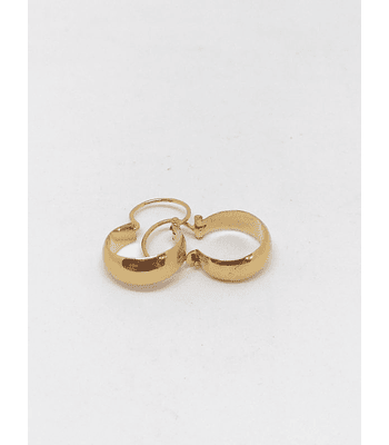 Aros bote no 2 de oro 18k⭐