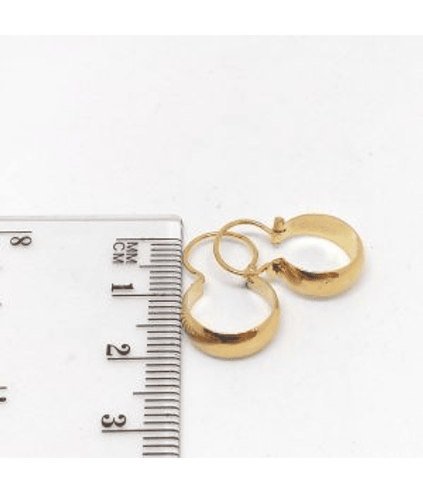 Aros bote no 2 de oro 18k⭐