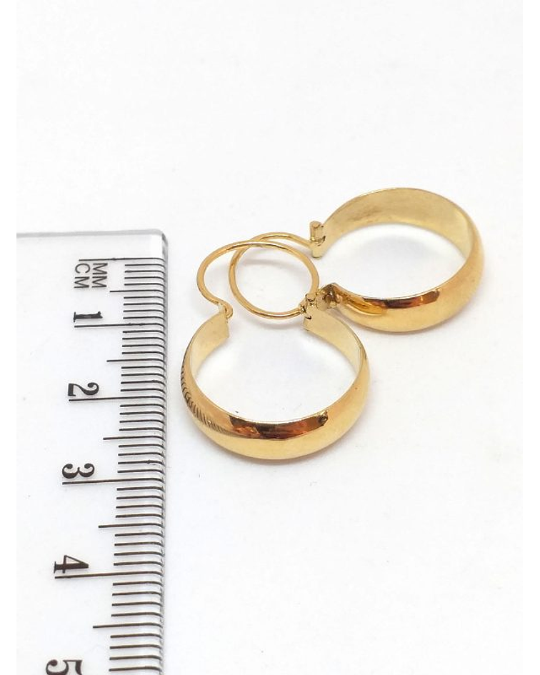 Aros bote no 4 de oro 18k⭐