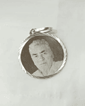 Colgante con Fotograbado Modelo redondo Talla 3
