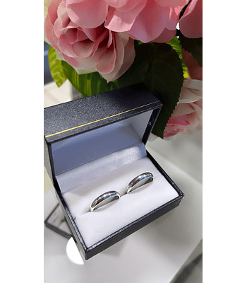 Argollas modelo media caña 4 mm 