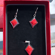 Conjunto piedra roja 