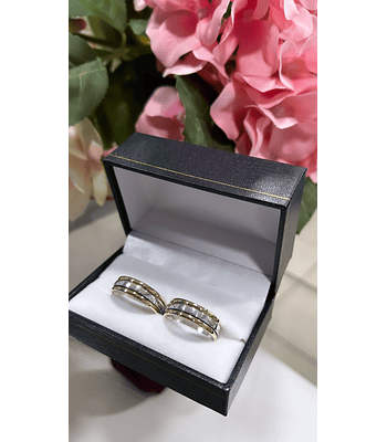 Argollas modelo Mour 💎 6,5 mm