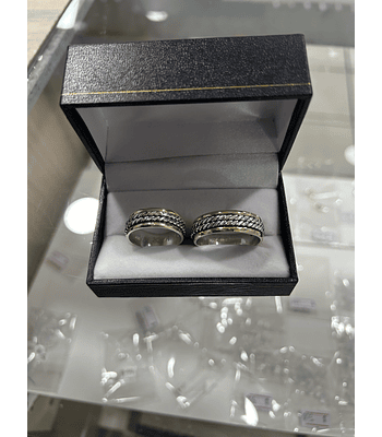 Argollas doble trenzado ✨✨ 8mm 