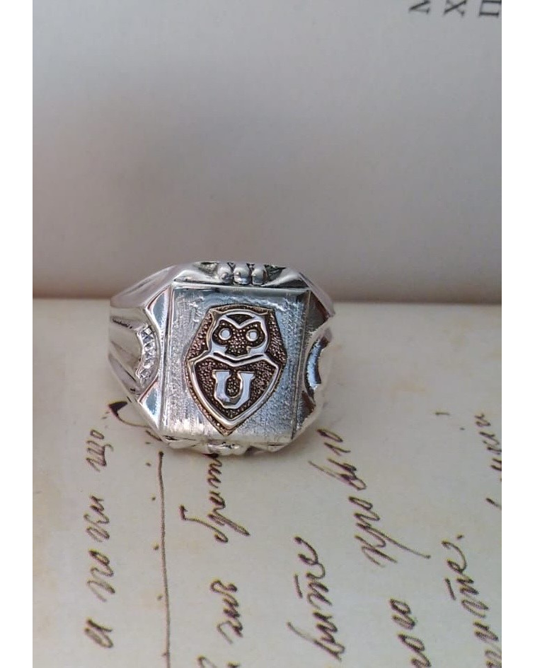 Anillo sello universitario 