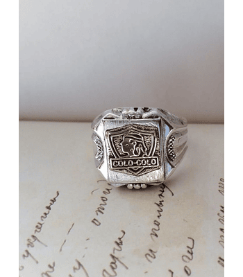 Anillo sello colo colo 
