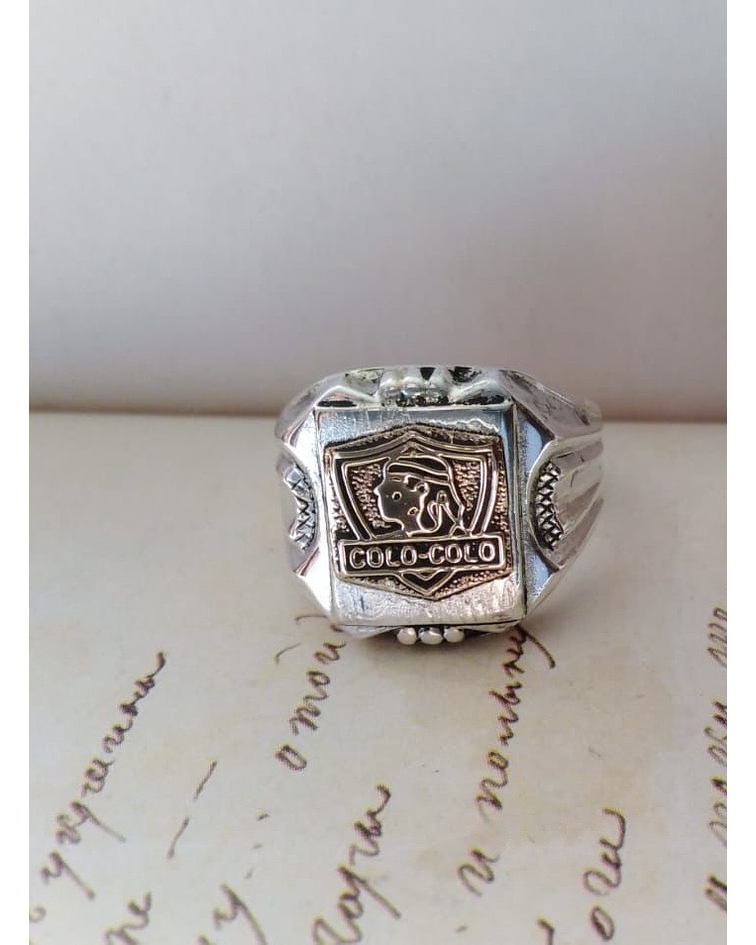 Anillo sello colo colo 