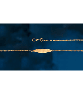 Pulsera Piocha de bebé oro 18k