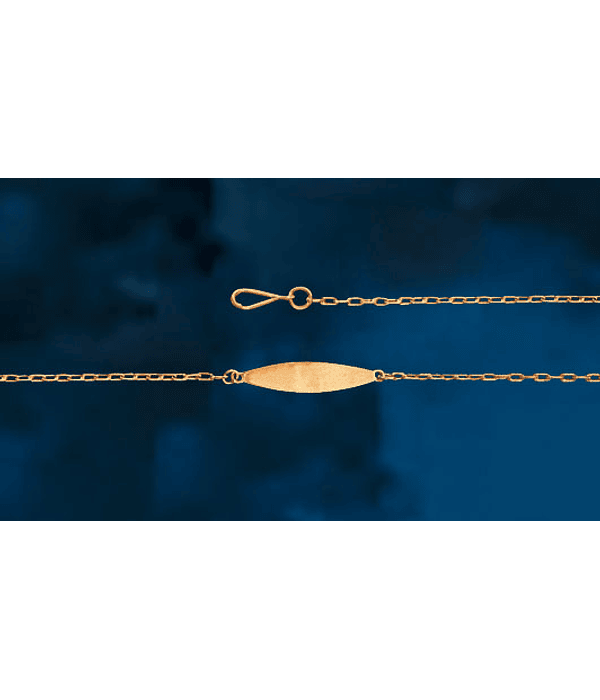 Pulsera Piocha de bebé oro 18k