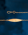 Pulsera Piocha de bebé oro 18k