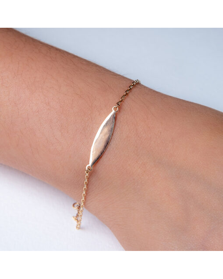 Pulsera Piocha de bebé oro 18k