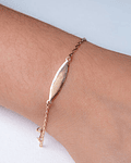 Pulsera Piocha de bebé oro 18k