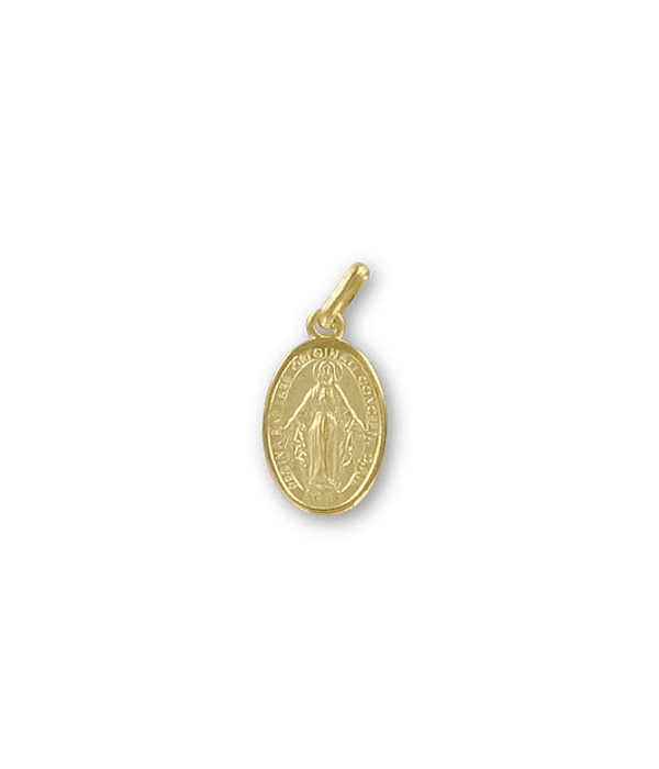 Medalla Virgen de los rayos 5 Ov. Maciza grande