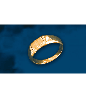 ANILLO SELLO RECTANG BORDE SIERRA cod 1020
