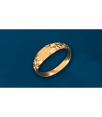 ANILLO SELLO OCTOGONAL RUSTICO cod 1037