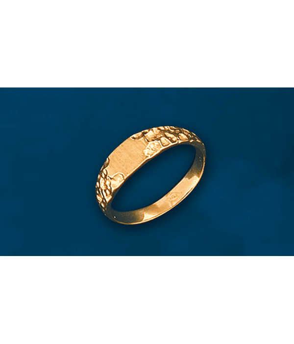 ANILLO SELLO OCTOGONAL RUSTICO cod 1037