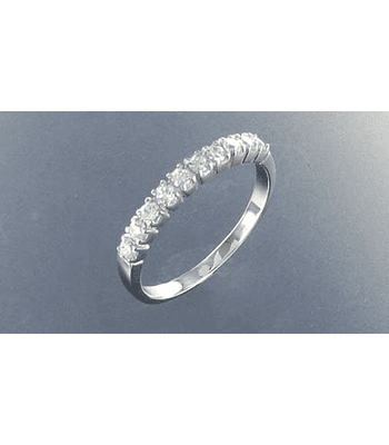 Anillo medio cintillo 