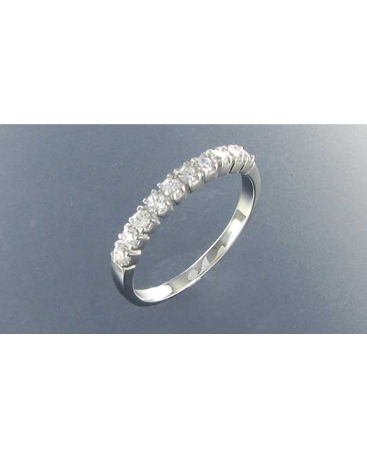 Anillo medio cintillo 