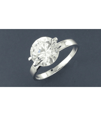 Anillo solitario grande