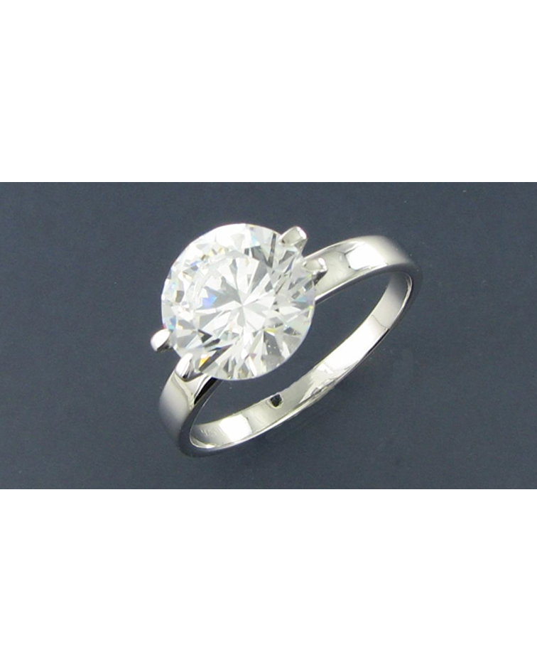 Anillo solitario grande