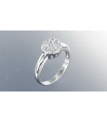 Anillo bolita multi circón 