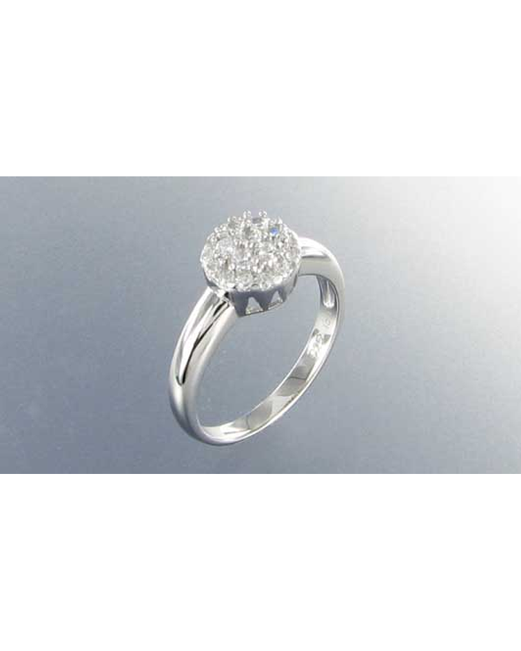 Anillo bolita multi circón 