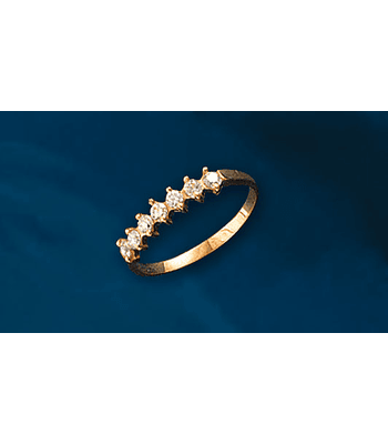 Anillo siete circones ✨ cod 0709