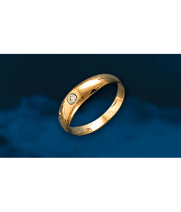 Anillo solitario bombe grande 0717