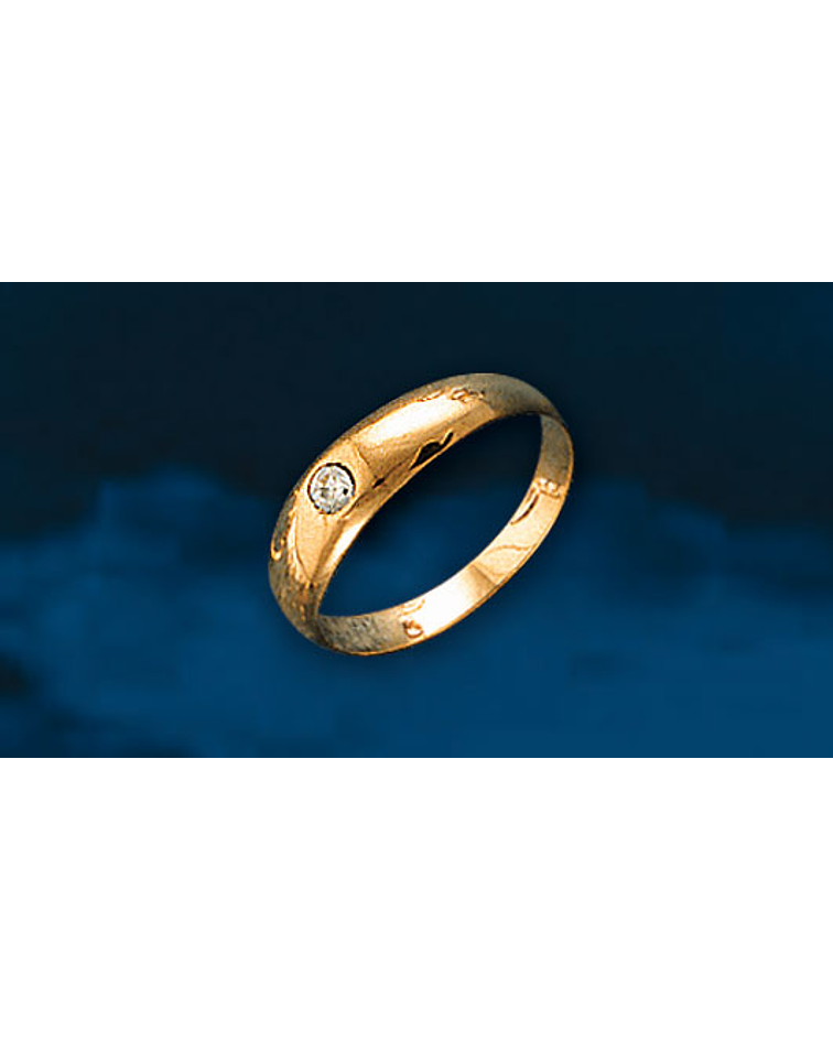 Anillo solitario bombe grande 0717