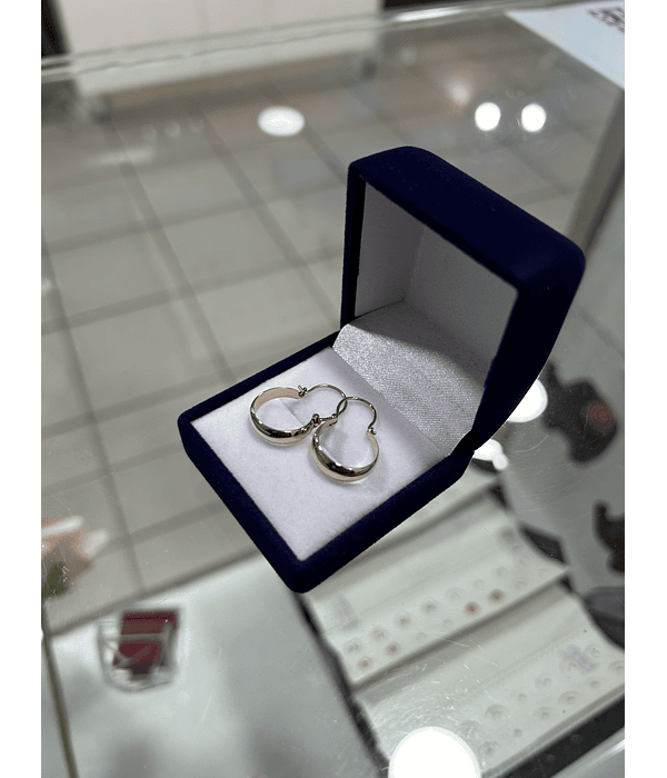Aros bote no 2 de oro 18k⭐