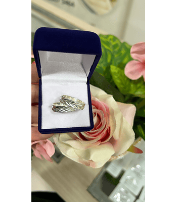 Argollas modelo espiga ag230