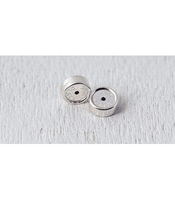 Tuerca a presión plata 