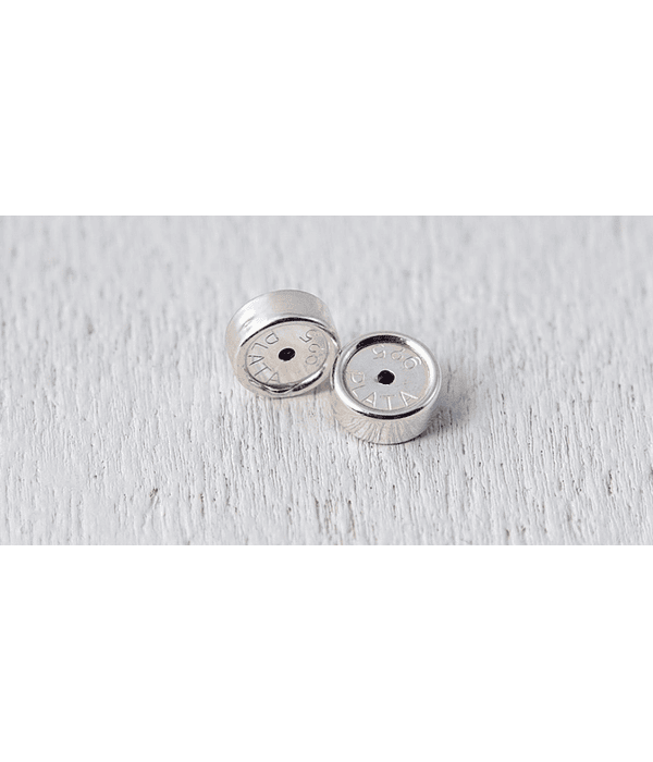 Tuerca a presión plata 