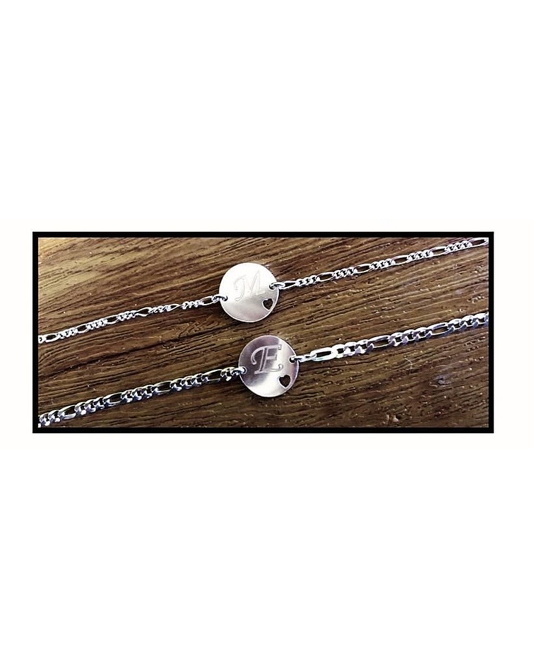 Pulseras parejas redonda 