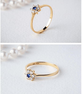 Anillo roseta 🌺 0772