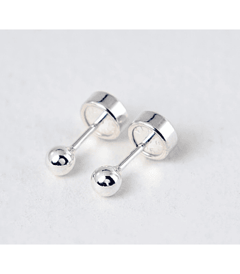 Aro abridor bolita N°1 plata