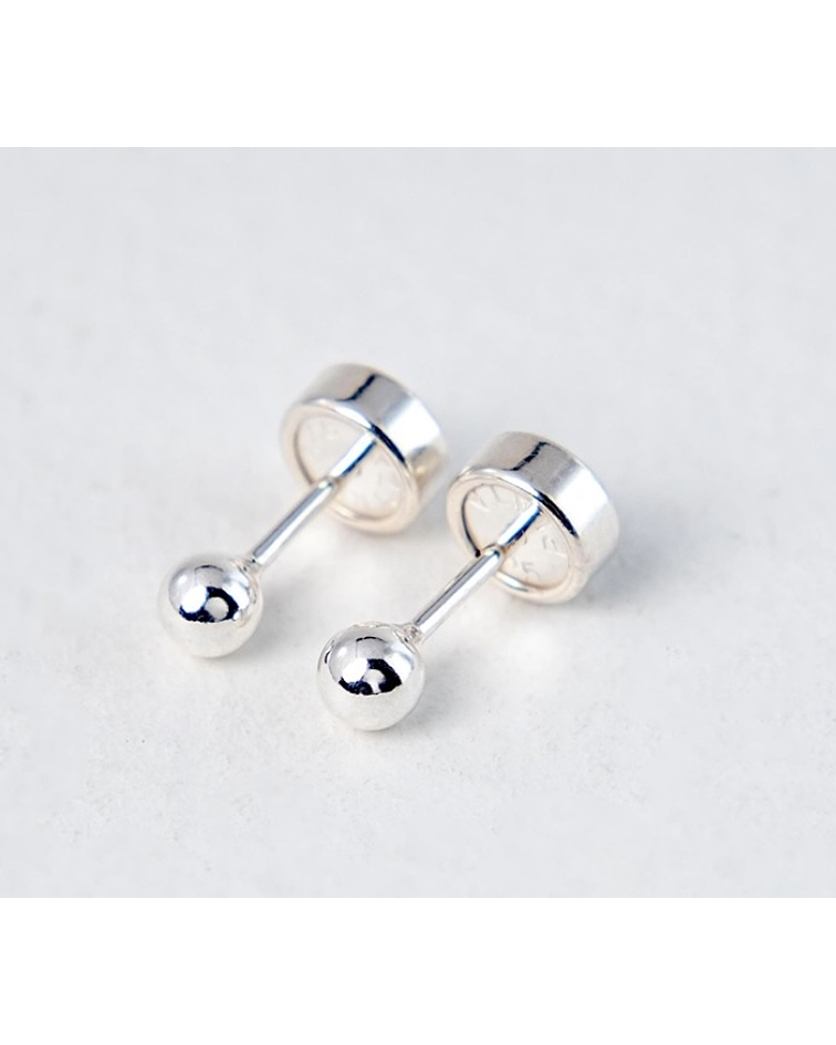 Aro abridor bolita N°1 plata