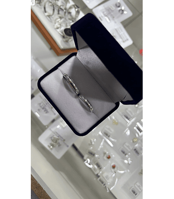 Argollas modelo media caña 4 mm 