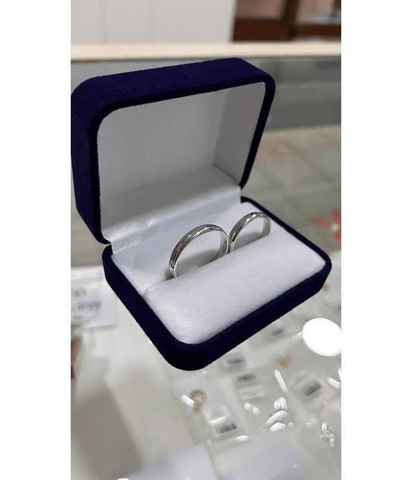 Argollas Media Caña 4mm • 4g – Plata