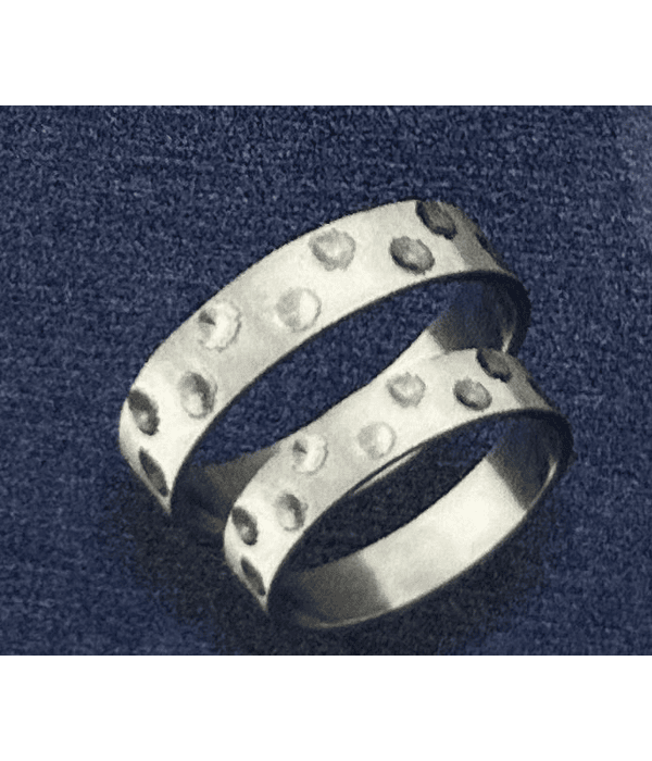 Argollas 6mm • Plata