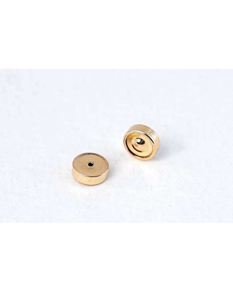 Tuerca a presión oro 14k 